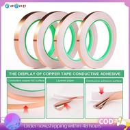 gangongCopper Foil Tape Conductive Copper Tape Suitable for Stained Glass 4 Sizes (0.2/0.24/0.3/0.4 