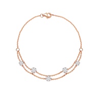 Lee Hwa Jewellery Cheri Floret Diamond Bracelet