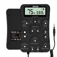 Dlyfull Battery Tester, LCD Display Universal Battery Checker for Ni-MH, Ni-CD, Li-ion, Alk & LiFe04