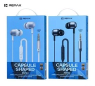 ⚡️ REMAX RM-03 膠囊系列有線耳機 | 3.5mm 全兼容 | 高音質 & 通話功能