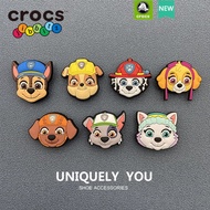 SU4 crocs/jibbitz charms PAW Patrol Cartoon Character Pattern crocs Shoes Jewelry Decorative Clasp