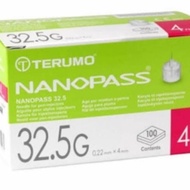 Terumo Nanopass 32.5G X 4Mm (Insulin Needle) Original Made In Japan