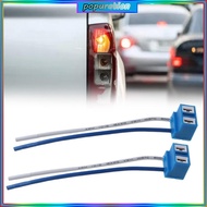 POP 2Pcs Ceramic  Temperature Ceramics Corner H7 Bulb Socket Plug Connector