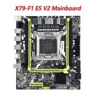 X79-F1 E5 V2 Mainboard with M.2 Interface B2.0 4 Slot DDR3 SATA2.0 CPU Motherboard Set 128GB for Xeon 2011 E5 V2X79-F1 E