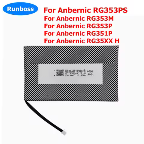 Replacement Battery for ANBERNIC RG351P RG353P RG353PS RG353M RG35XX H RG35XXH Handheld Game Console
