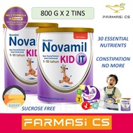 Novalac Novamil KID IT (1-10 years old) 800g x 2 tins (TWIN) EXP:04/2025