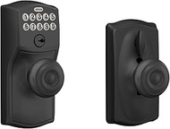 Schlage FE595 CAM 622 GEO Keypad Entry with Flex Electronic Lock, Matte Black