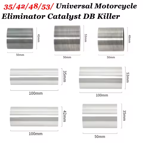 Universal Motorcycle System Exhaust Escape Silencer Noise Sound Eliminato Muffler Motocross 35mm 42m