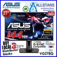 (ALLSTARS : We are Back / Gaming Screen Promo) ASUS VG278Q Gaming Monitor - 27 inch, Full HD, 1ms, 144Hz, G-SYNC Compatible, Adaptive-Sync, Built-In Speaker (Warranty 3years with Asus SG)