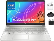 HP 2024 Newest Pavilion 15.6" HD Touchscreen Laptop for Business, 6-Cores Intel i3-1215U up to 4.4GHz, 12GB RAM, 256GB SSD, UHD Graphics, Fast Charge, 10+ Hrs Battery, Win 11 Pro +HubxcelAccessory