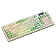 S99Pro 3-Mode Wireless Mechanical Feel Keyboard Rechargeable RGB Keyboard with Display Color Matchin