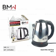 Electric Kettle bmw 2 L Electric/ Silver Kettle