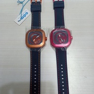 Jam tangan OdM Tali Karet Kotak Persegi Original