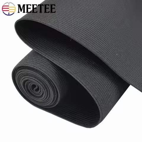 1Meters Meetee 7-50cm Extra Wide Elastic Band Crochet Soft Skin Rubber Bands Underwear Pants Waist B