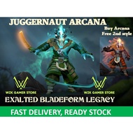 【Instant Stock】DOTA2 Juggernaut (Exalted Bladeform Legacy) “Jugg Arcana” full unlock 刀塔2 剑圣 主宰 尊享 剑心