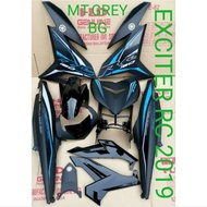 COVERSET Y15ZR V1 V2 EXCITER RC 2019 MATT GREY BLACK BODY COVER SET Y15 ZR