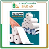 (50 ROLLS) BILL PRINTING PAPER K80*80 OCHA MACHINE PRINTING PAPER K80x80 INVOICE PRINTING k80 BA- LI