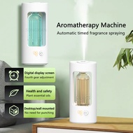 Automatic Aromatherapy Machine Aroma Diffuser Essential Oil Humidifier Perfume Air Freshener Spray Toilet Fragrance Deodorant Room Hotel Rechargeable Wall mounted Diffuser