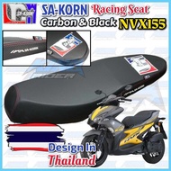 NVX Seat Sakorn Carbon & Black Thailand Yamaha NVX155 V1 V2 NVX 155 SA-KORN Kusyen Sa Korn