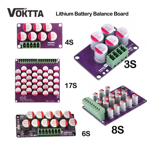 3S 4S 6S 8S 17S Capacitor Active Balancer Lithium Battery Balance Board Lifepo4 Lithium Titanate Bat