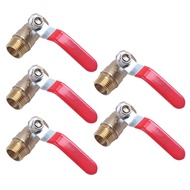 IU .HM-5X Male to Female M/F Thread 1/2 inch Full Port Brass Water Ball Valve