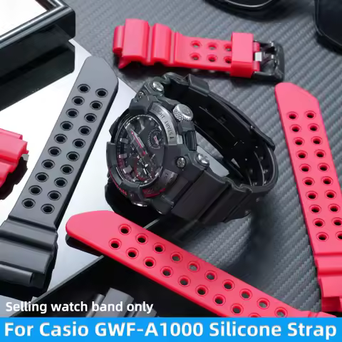 GWF A1000 Silicone Strap For Casio G-SHOCK 7th Frogman 5623 GWF-A1000 1A4 Diving Watch band Replacem