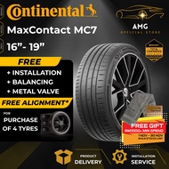 Continental MaxContact 7 MC7 Car Tyre (FR'EE INSTALLATION/DELIVERY) 16 17 18 19 Inch Tire Tayar Kere