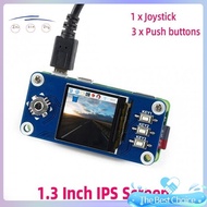 zhizixdHigh-Resolution Color TFT Monitor 1.3In IPS LCD Display HAT for , 240x240 SPI Screen Module f