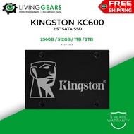 Kingston KC600 2.5" SSD (256GB/512GB/1TB/2TB)