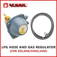 LPG Gas Regulator IC-90 with LPG Hose ICH-150 Combo iCook (For Solane/Shellane)