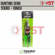 Tekiro Gunting Baja Ringan 10Inch / Gunting Seng Tipe Lurus 10"