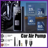 Car Air Pump Wireless Electric Air Pump Bicycle Portable Tire Inflator for Motorcycle Heavy Duty Tire Pressure Display Digital lofusg