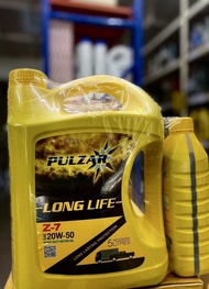 🔥 น้ำมันเครื่องดีเซล PULZAR PULZAR LONG LIFE Z-7 SAE 20W-50 5ลิตร ฟรี1