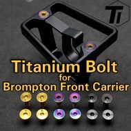 Titanium Bolt for Brompton Front Carrier Block | 3Sixty Pikes Camp Royale Front Carrier Frame adapter clamp rack bag h&amp;h