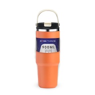 Swiss Thomas 304 Stainless Steel Handheld Thermos Insulated Tumbler Hot or Cold Thermos Cup Mug Wate