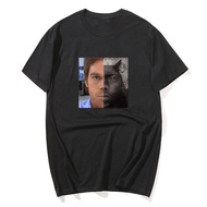Funny Dexter Face Cat Graphic T Shirts Men Women Humor Men's Short Sleeve T Shirt Casual Round Neck 