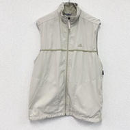 adidas全拉鍊高爾夫背心，古著。