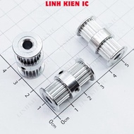 GT2-20 Double Gear 20 Teeth, Step 2mm, Belt Groove 9mm, Hole 5mm Linhkien IC