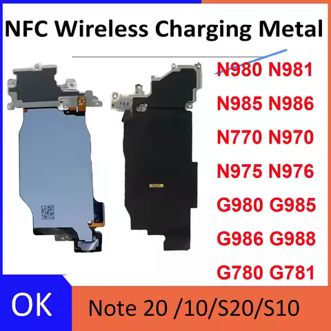 NFC Wireless Charging Panel Coil Chip Antenna For Samsung Galaxy Note 20 8 9 10 Plus Ultra 5G Lite N