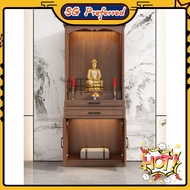 Yq Modern Chinese Simple God of Wealth Cabinet God Cabinet Buddha Niche Altar Buddha Cabinet Buddha 