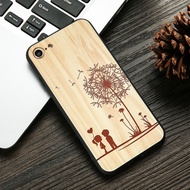 Double Scene Case Lover Under The Glossy Wooden Imitation iphone 6-6s-6 plus-6s plus-7-7 plus-8-8 plus