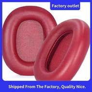 Red Sheepskin Ear Pads for B&O Beoplay H95 ANC Magnetic Attachment Memory Foam