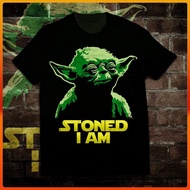 READYSTOCK Stoned I am YODA Unisex Plus Size T-Shirt - Yoda STONED I AM TShirt