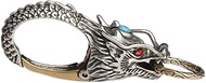 1pc Dragon Dragon-head Design Women Amulet Fengshui Bless Clasp Hanging Auspicious Bag Keychains Met
