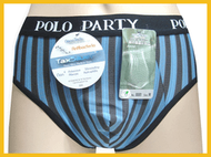 POLO PARTY銀離子男三角褲--特價1件90元,買6件送1件,買10件送2件或背心1件-吸濕排汗-MIT台灣製