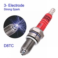 1pcs Spark Plug D8TC for CG 125 150 200cc CF250 Motorcycle Scooter ATV Quads Durable New oKvnZPiK ATRpfc