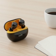 Realfit F4-、、、 Fon Telinga Tanpa Wayar Realfit F4 - Pembatalan Bunyi Aktif, Bluetooth, Kawalan Aplik