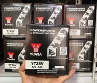 YUASA YTZ6V MOTORCYCLE BATTERY FOR HONDA CLICK, NMAX V2,RAIDER 150