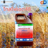 ไกล โฟเซต 48 ZAGRO- ขนาด 4 ลิตร - สารกำจัดวัชพืช กำจัดวัชพืชใบแคบ วัชพืชใบกว้างประเภทดูดซึม