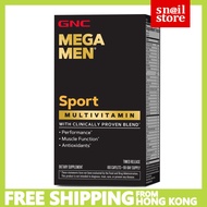 GNC Mega Men Sport Multivitamin (EXP 2027) 180 Caplets (90 Servings) 男仕SPORT維生素 運動綜合維他命 | 性能、肌肉功能和一般